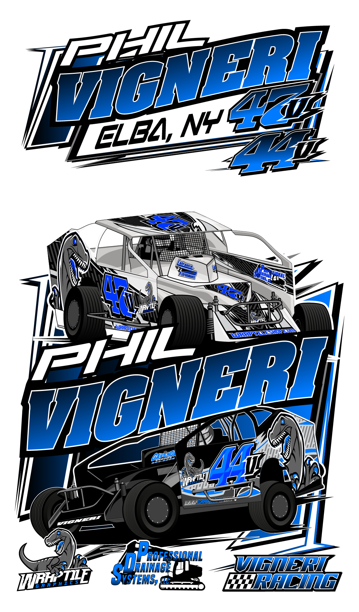 Vector Racing Graphics Shirt