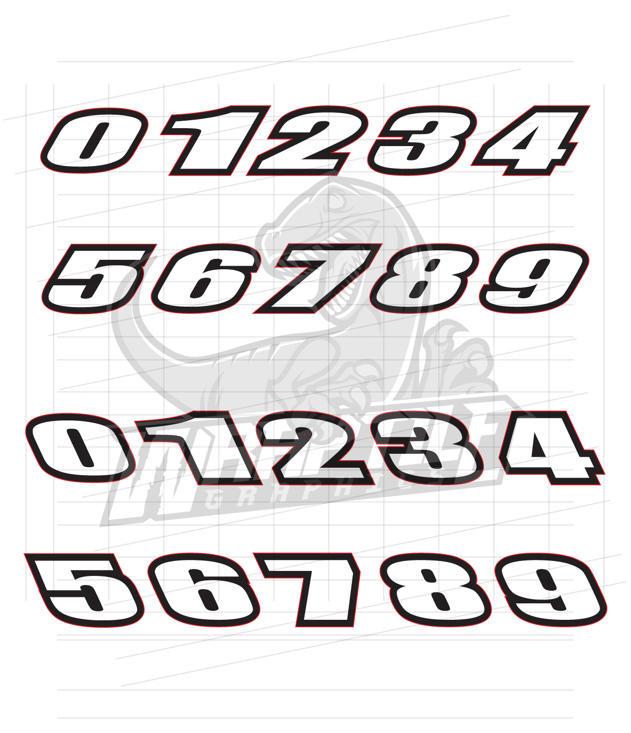 Racing Fonts