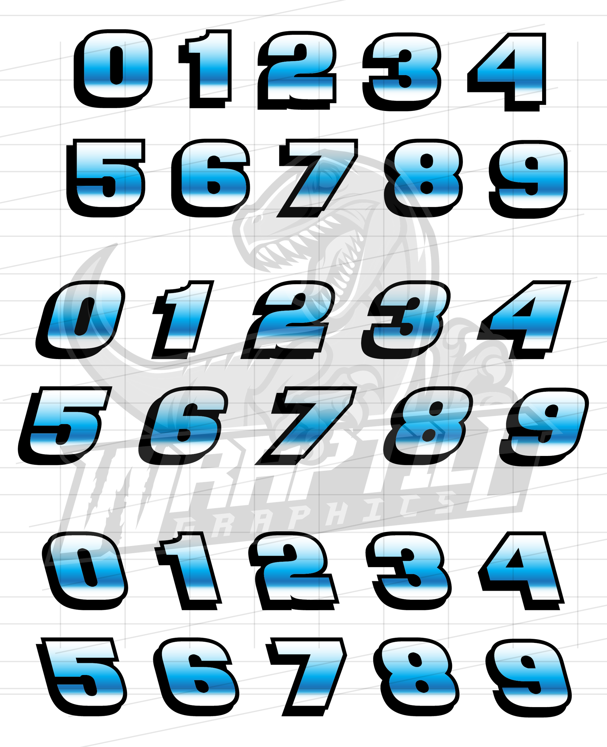 Racing Fonts