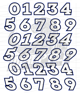Number Font