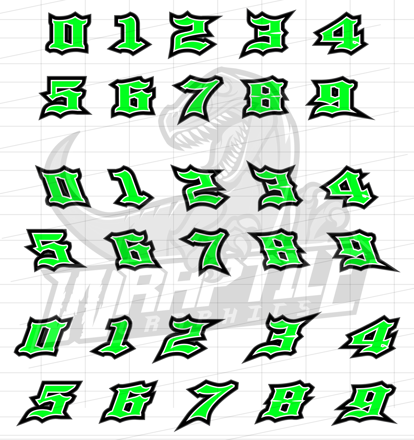 Racing Fonts