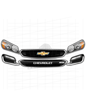 Load image into Gallery viewer, Headlight Grill Vector