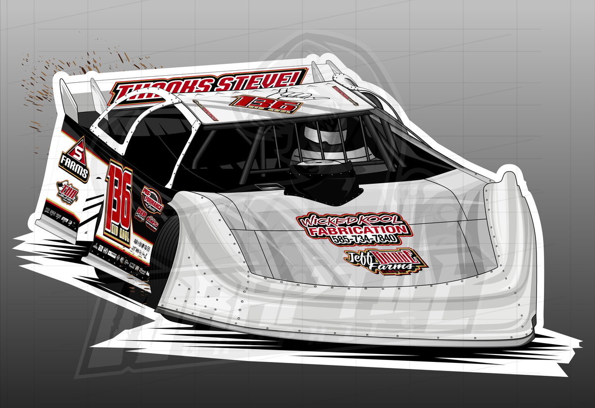 Dirt Late Model Illustration 5 – Wraptile Shop