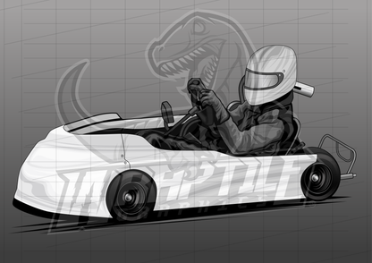 Vector Racing Graphic Template
