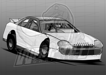 Vector Racing Graphic Template