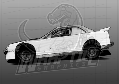 Vector Racing Graphic Template