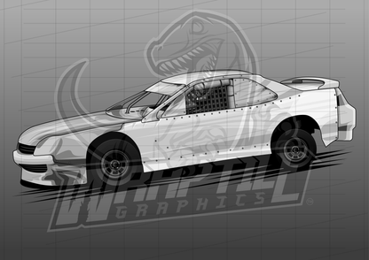 Vector Racing Graphic Template