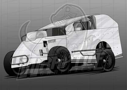 Vector Racing Graphic Template