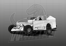 Load image into Gallery viewer, Vector Racing Graphic Template