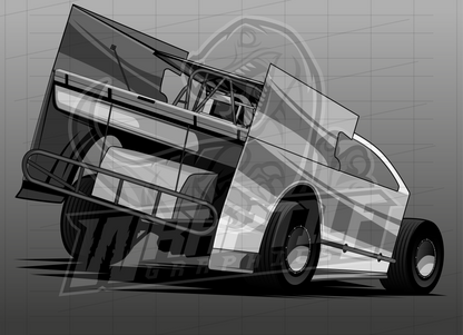 Vector Racing Graphic Template