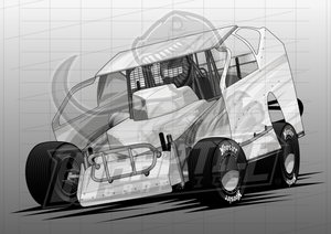 Vector Racing Graphic Template