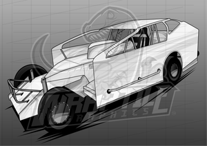 Vector Racing Graphic Template