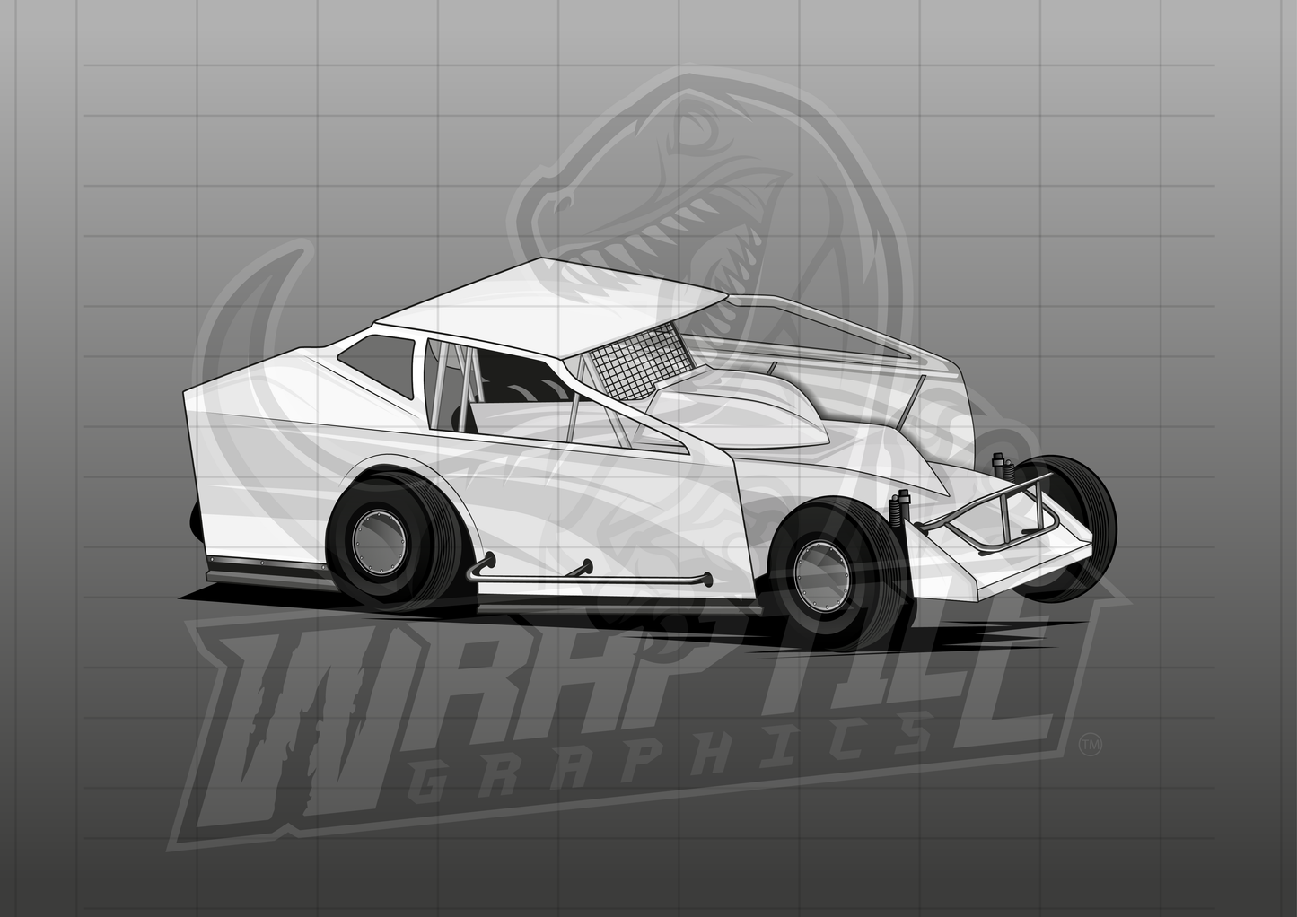 Vector Racing Graphic Template
