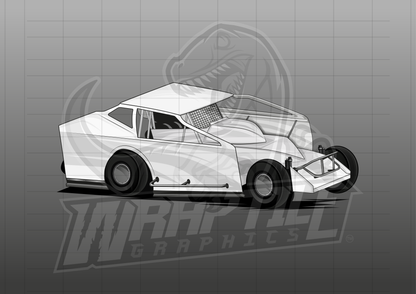 Vector Racing Graphic Template
