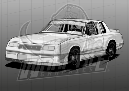 Vector Racing Graphic Template