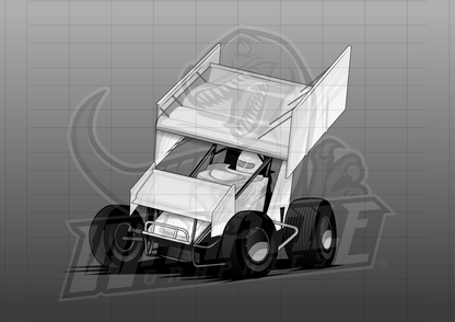 Vector Racing Graphic Template