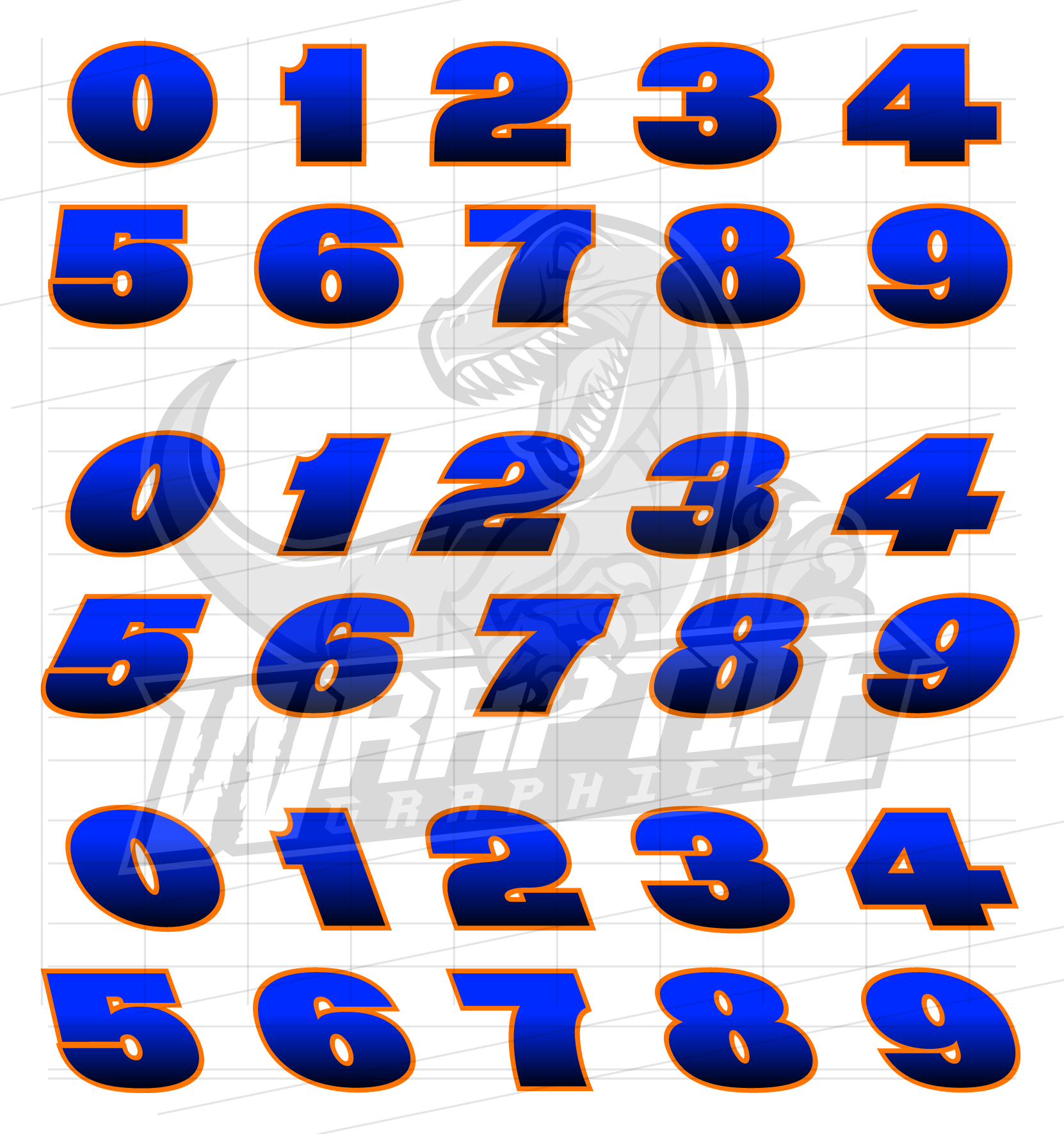 Vector Racing Graphics 