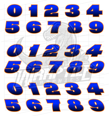 Vector Racing Graphics 