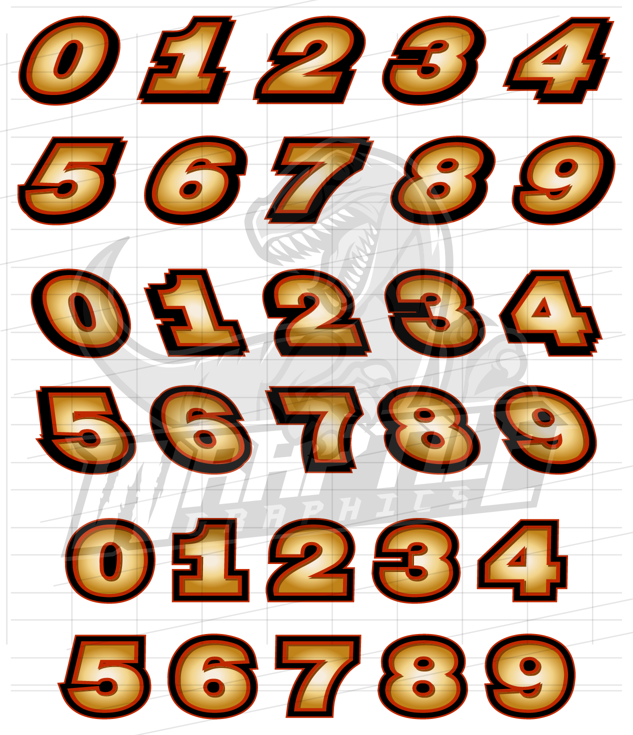 Racing Fonts