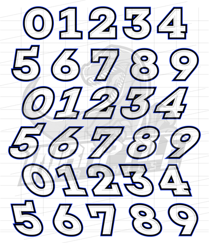 Number Font